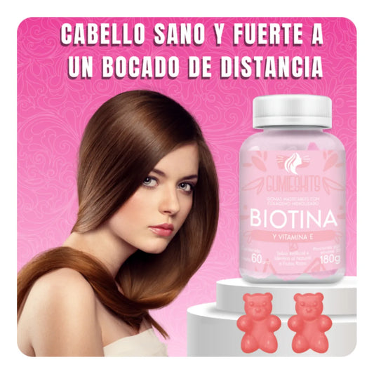 Gomitas Biotina + Vitamina E – Cabello, Uñas y Piel