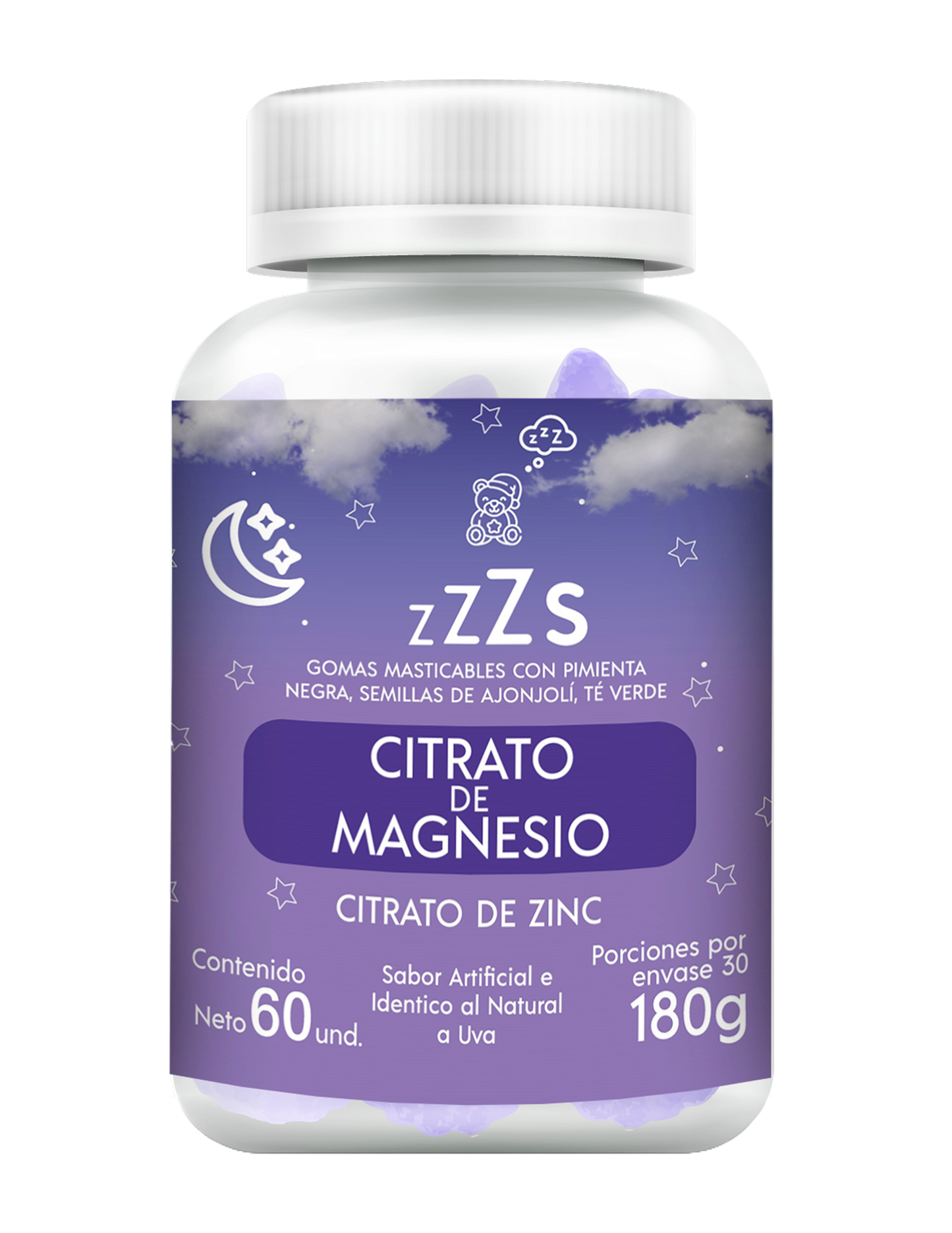 Gomitas de Magnesio para Dormir Mejor y Reducir Estrés