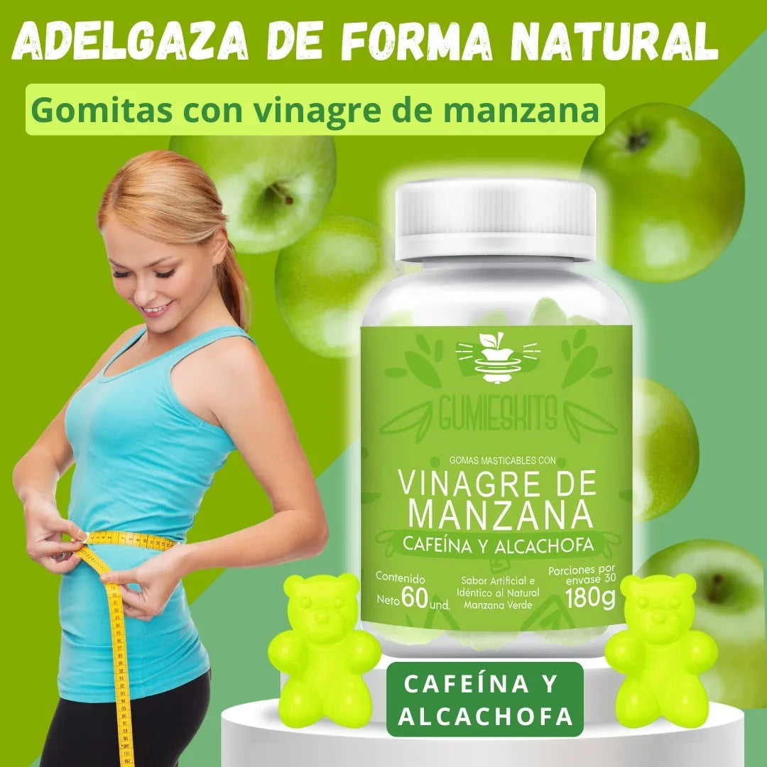 Gomitas Vinagre de Manzana – Digestión y Control de Antojos